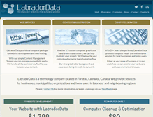 Tablet Screenshot of labradordata.ca